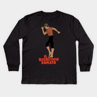 Il Bisbetico Domato Tribute: Adriano Celentano Classic Tee - The Taming of the Scoundrel Kids Long Sleeve T-Shirt